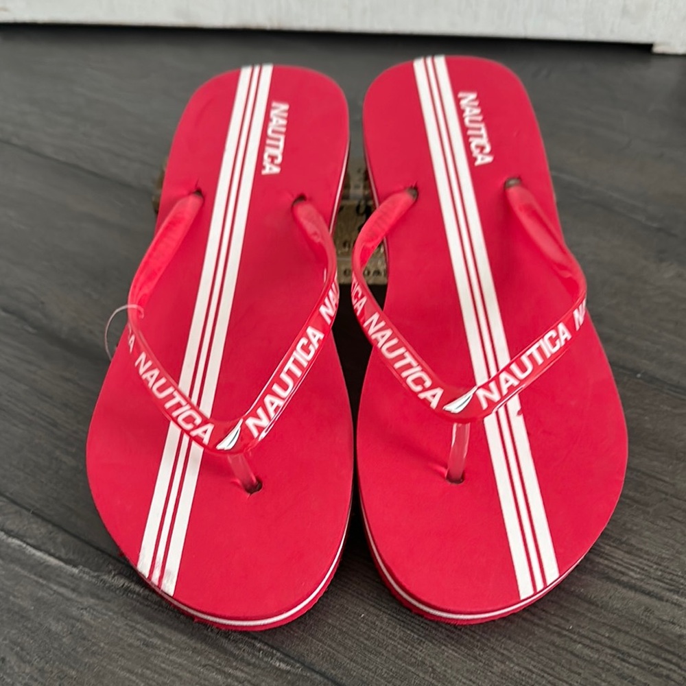 Nautica Bold Red Sandals
